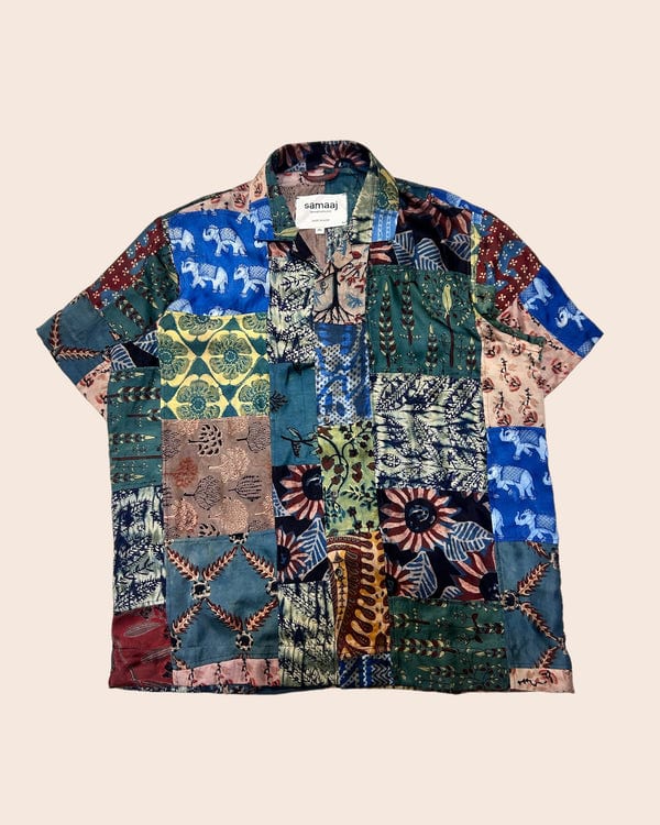 Samaaj Studio — Upcycled Silk Shirt 01