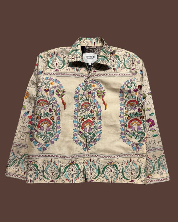 Samaaj Studio — Kantha Hand Embroidered Jacket 04