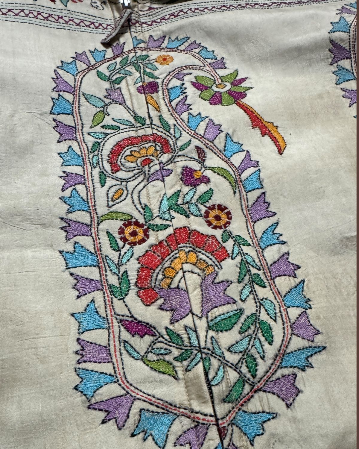 Kantha Hand Embroidered Jacket 04 - image 2