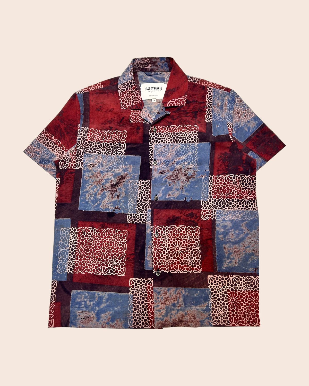 Block Print Ajrakh Shirt 03 - image 1