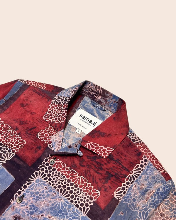 Samaaj Studio — Block Print Ajrakh Shirt 03