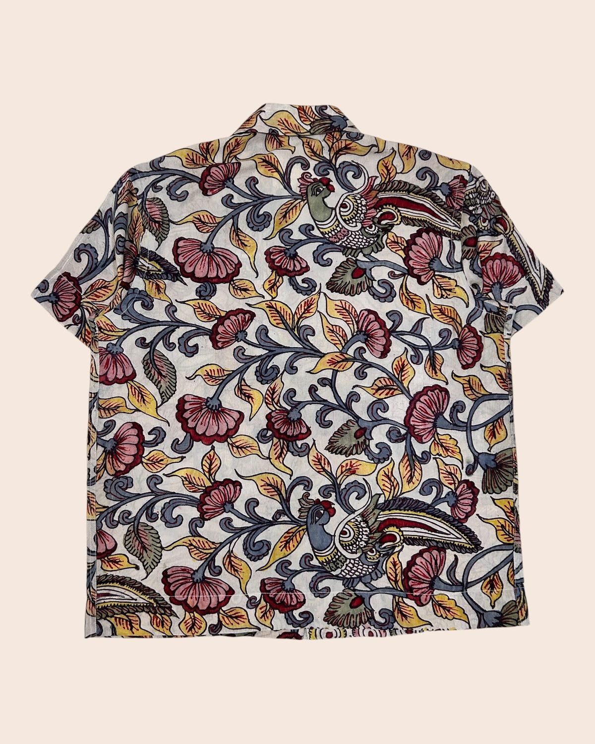 Kalamkari Hand Paint Shirt 21 - image 3
