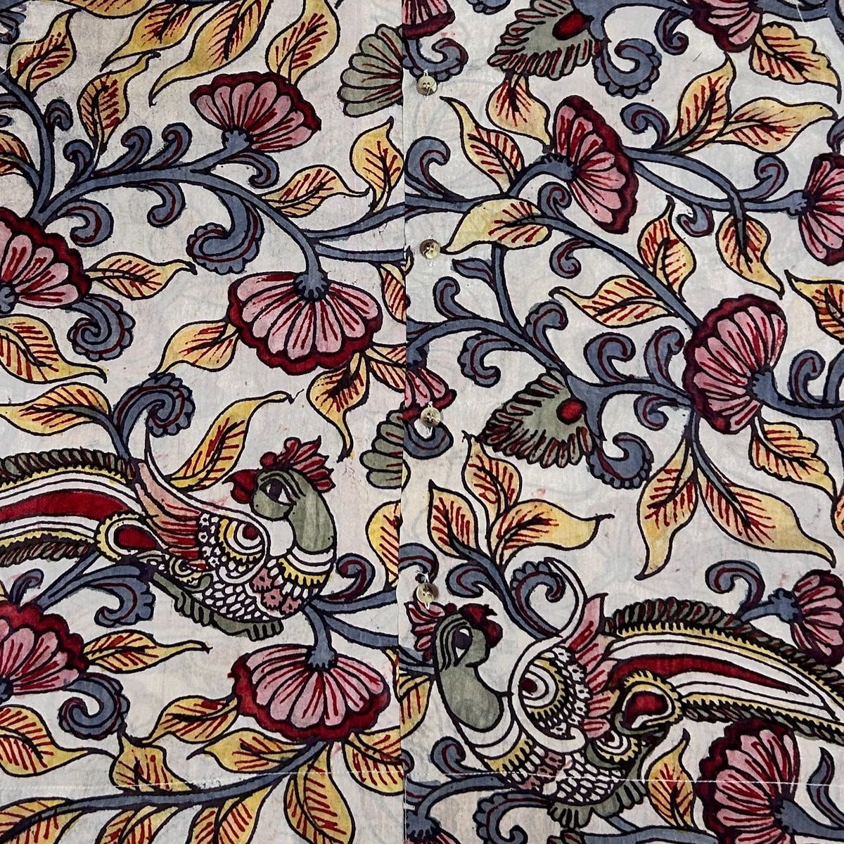 Kalamkari Hand Paint Shirt 21 - image 4