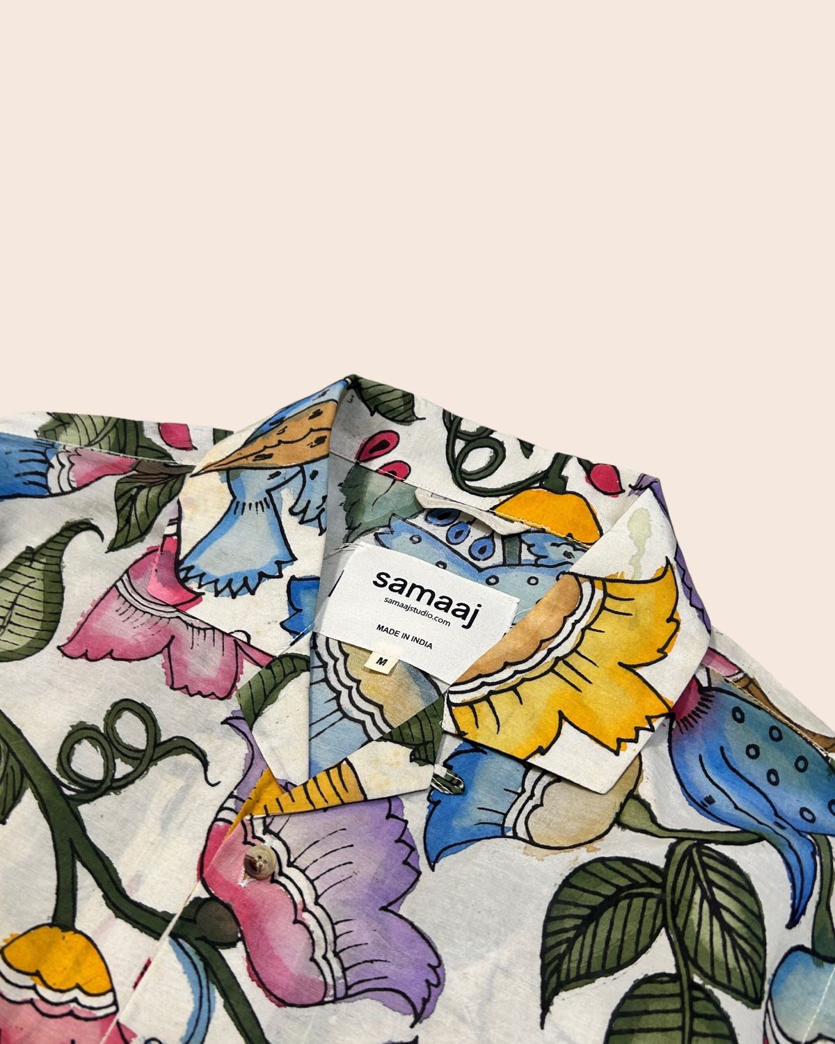 Kalamkari Hand Paint Shirt 16 - image 2
