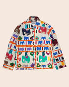 White Applique Jacket view 1