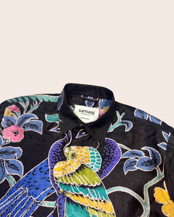 Samaaj Studio — Silk Batik Hand Paint Shirt