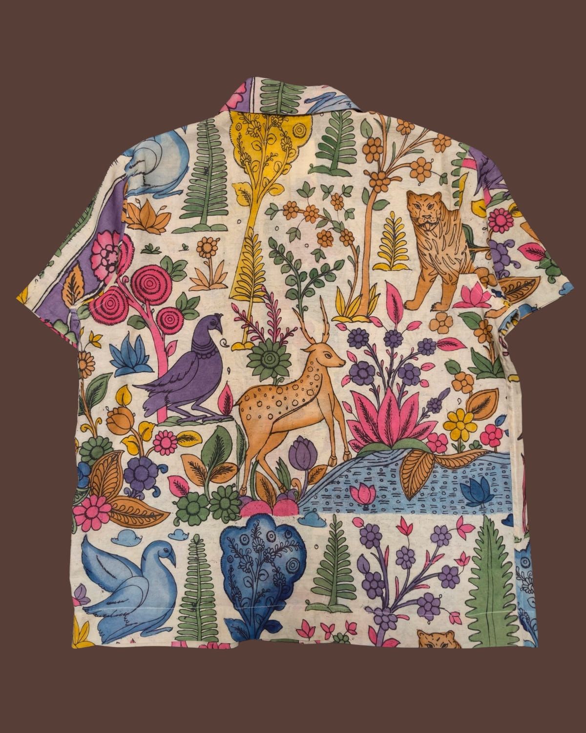 Kalamkari Hand Paint Shirt 26 - image 3