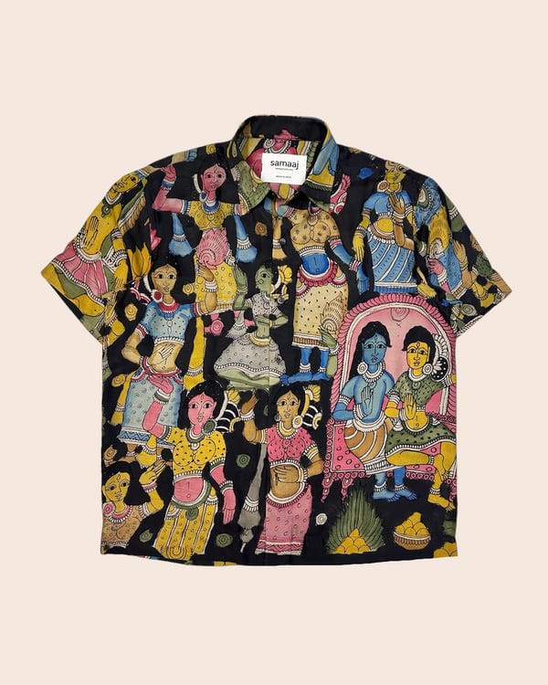 Samaaj Studio — Kalamkari Hand Paint Shirt 15