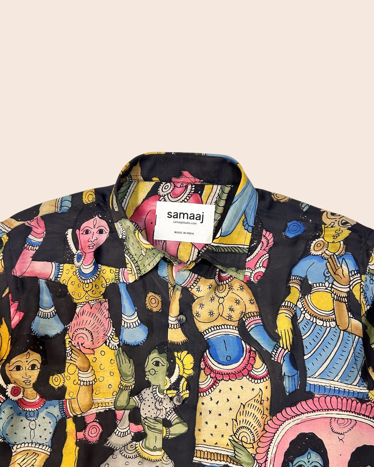 Kalamkari Hand Paint Shirt 15 - image 2