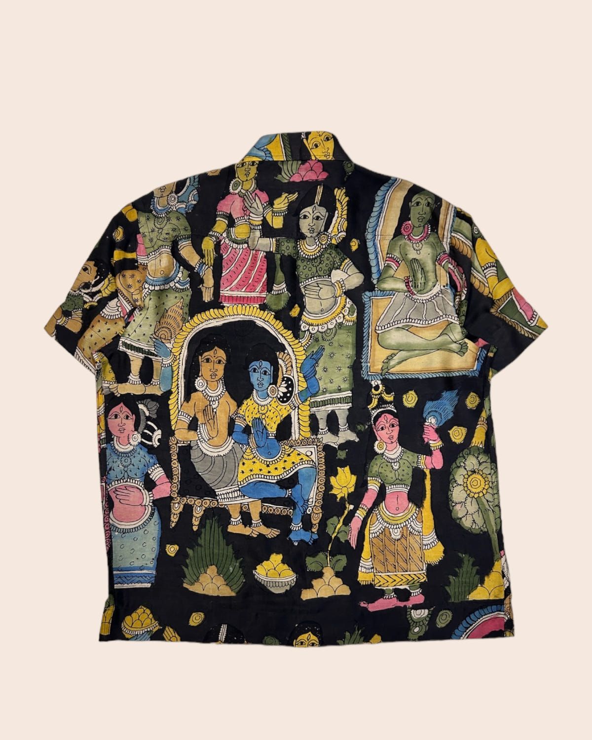 Kalamkari Hand Paint Shirt 15 - image 3