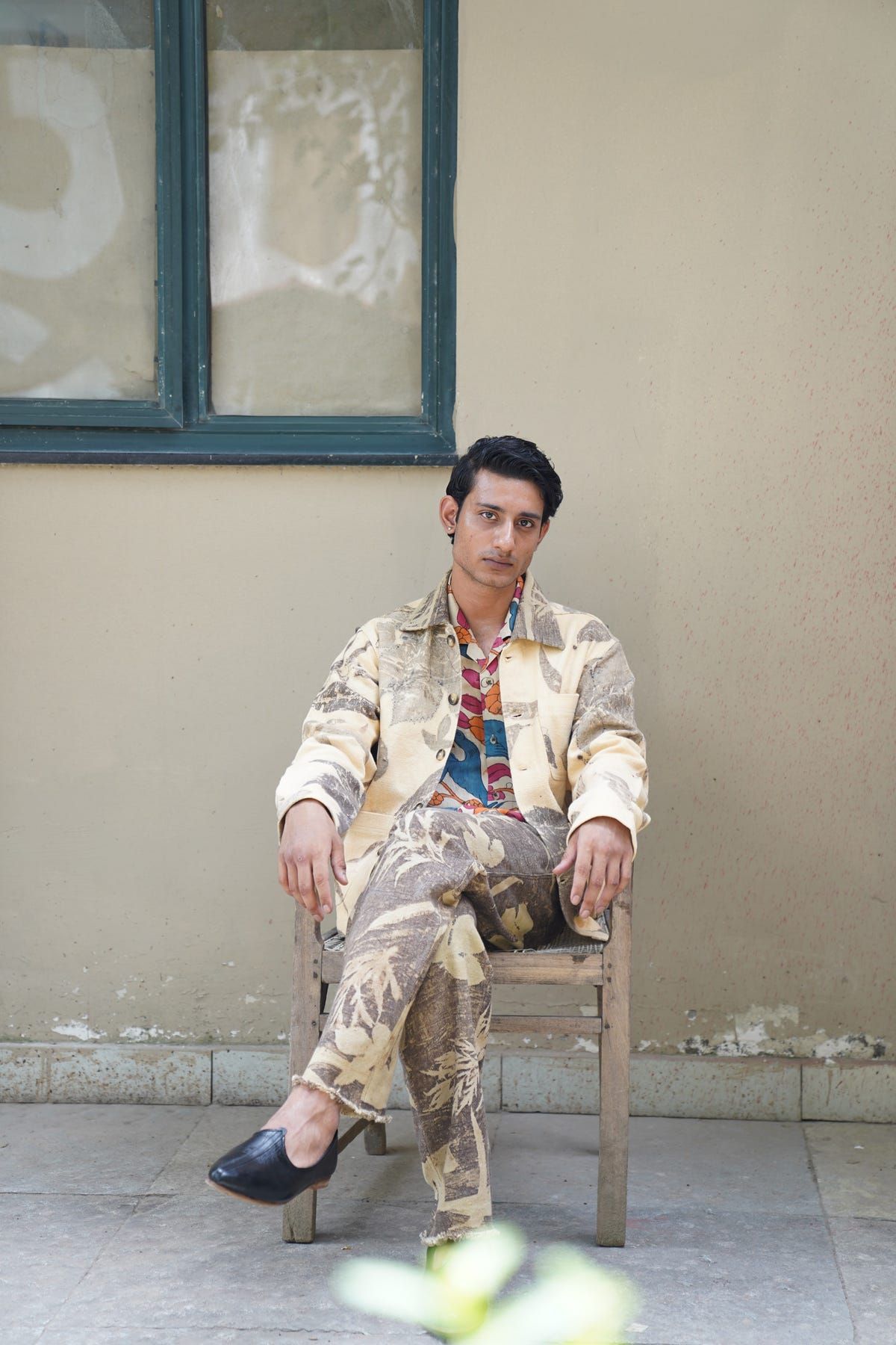 Eco Print Workwear Jacket - image 3