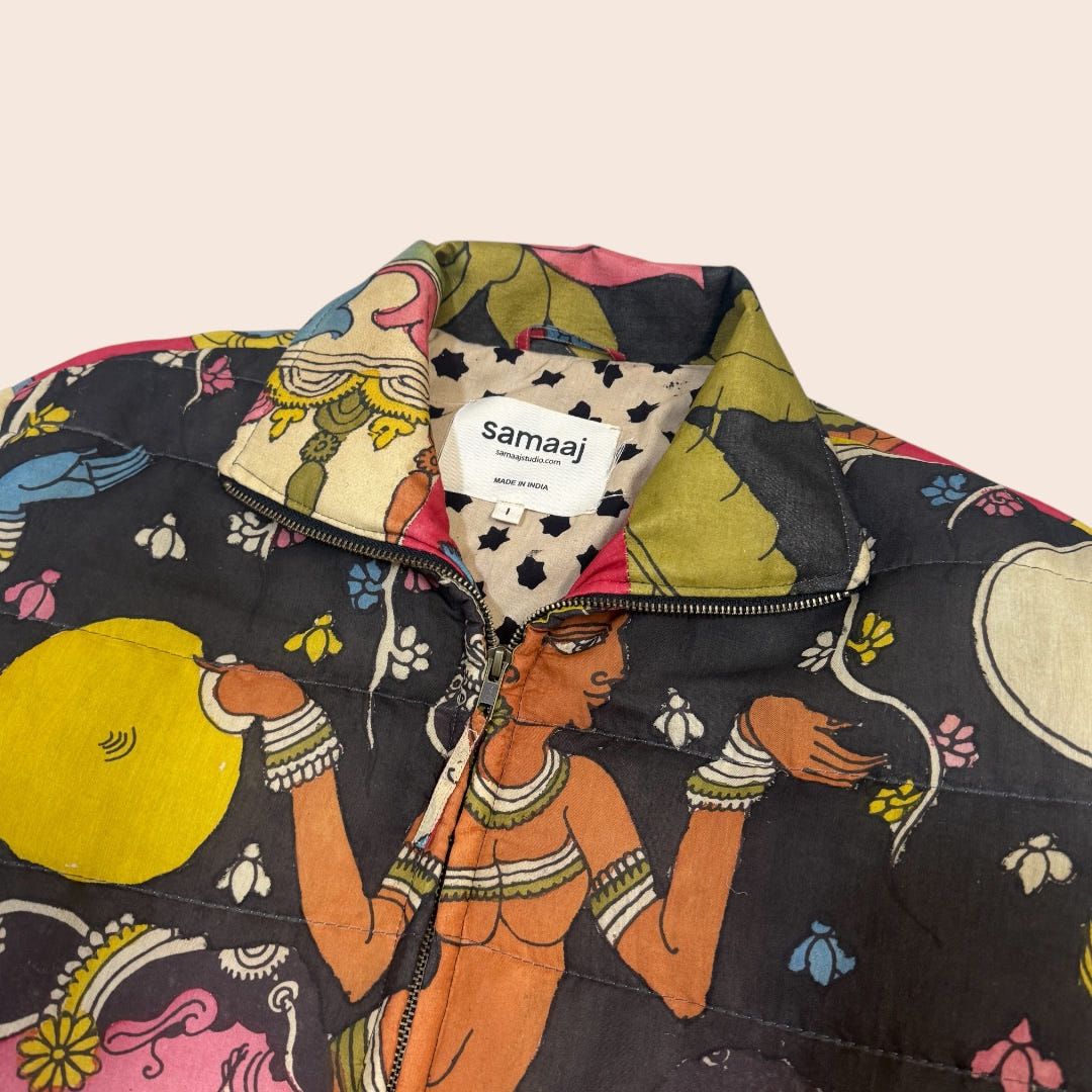 Kalamkari Hand Paint Jacket - image 2