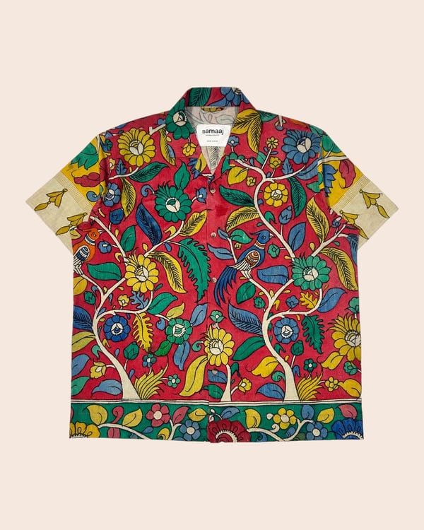 Samaaj Studio — Kalamkari Hand Paint Shirt 12