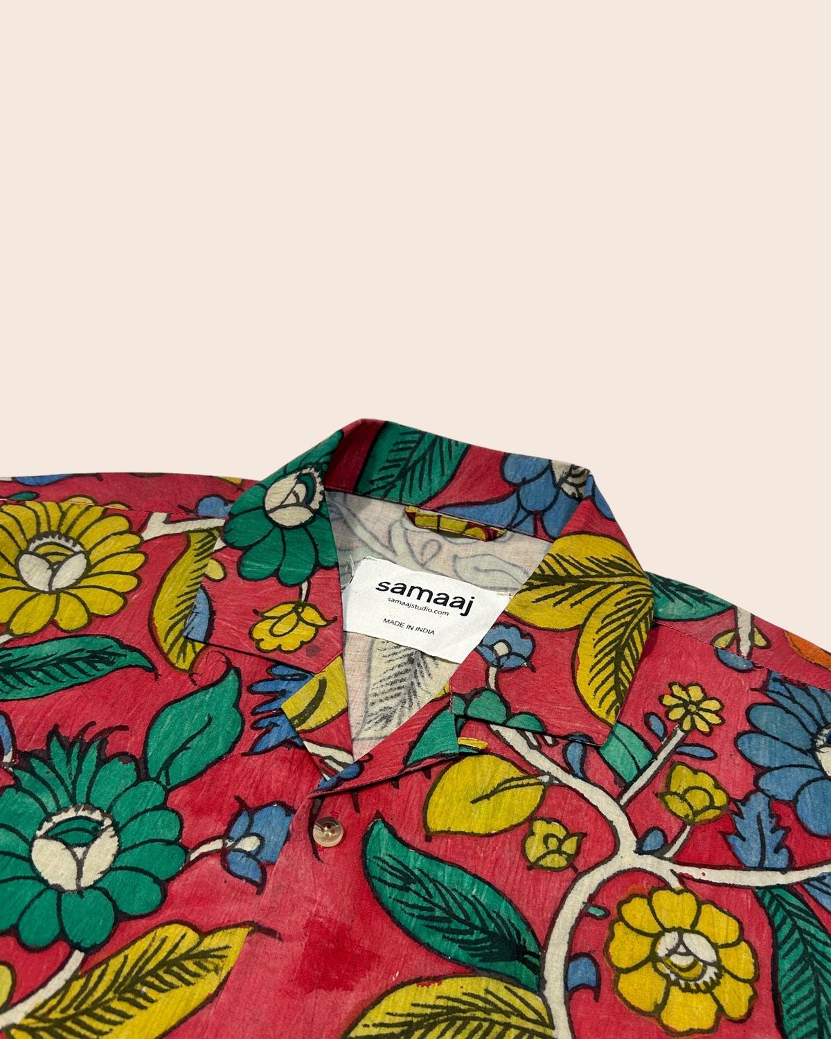 Kalamkari Hand Paint Shirt 12 - image 2