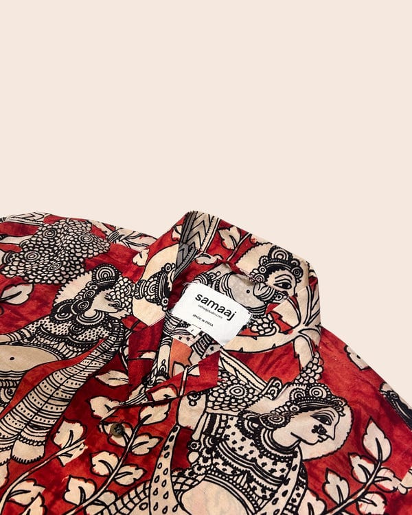 Samaaj Studio — Kalamkari Hand Paint Shirt 14
