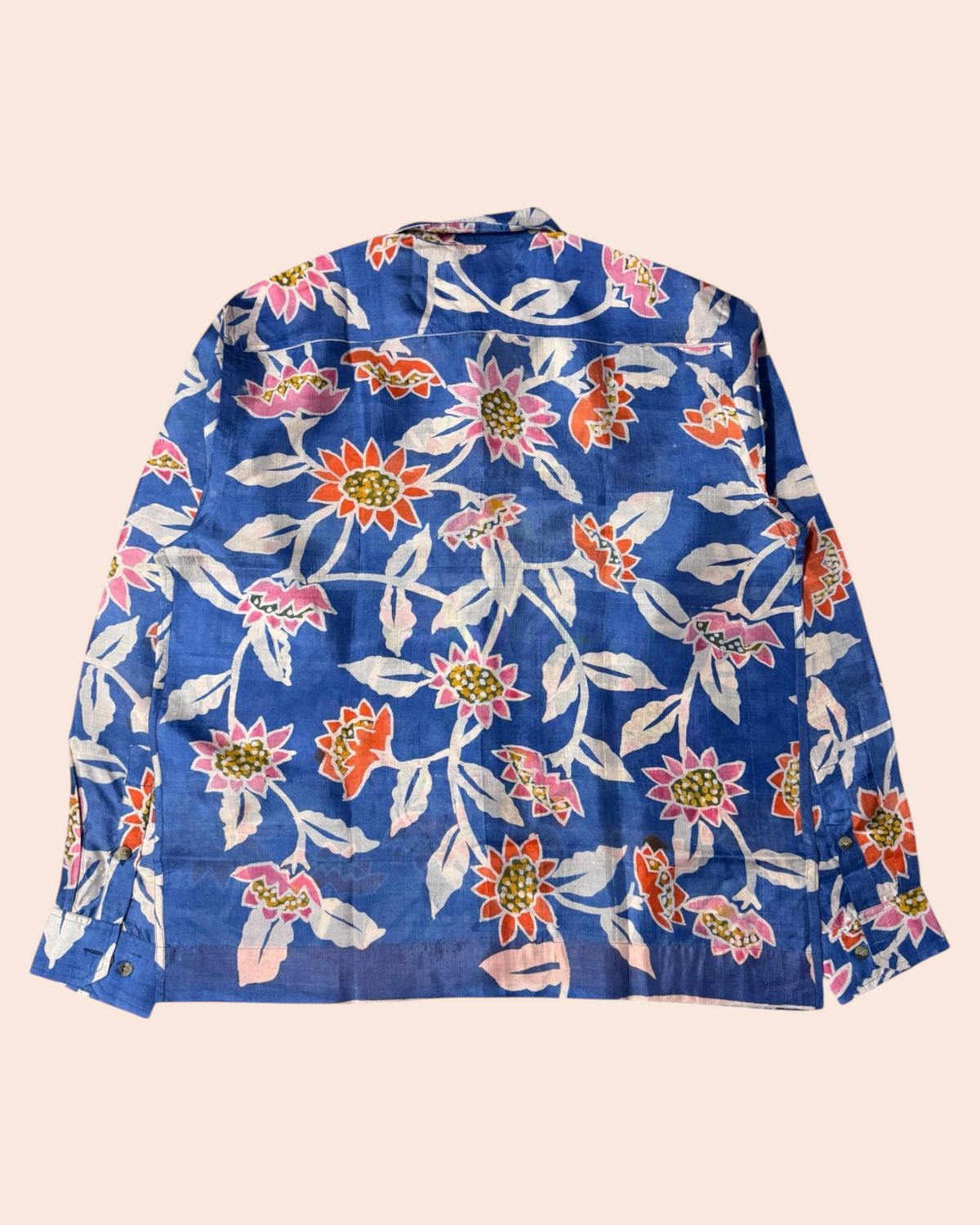 Silk Batik Hand Paint Shirt 03 - image 3