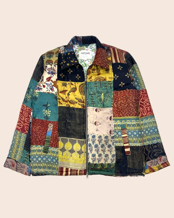 Samaaj Studio — Upcycled Silk Jacket
