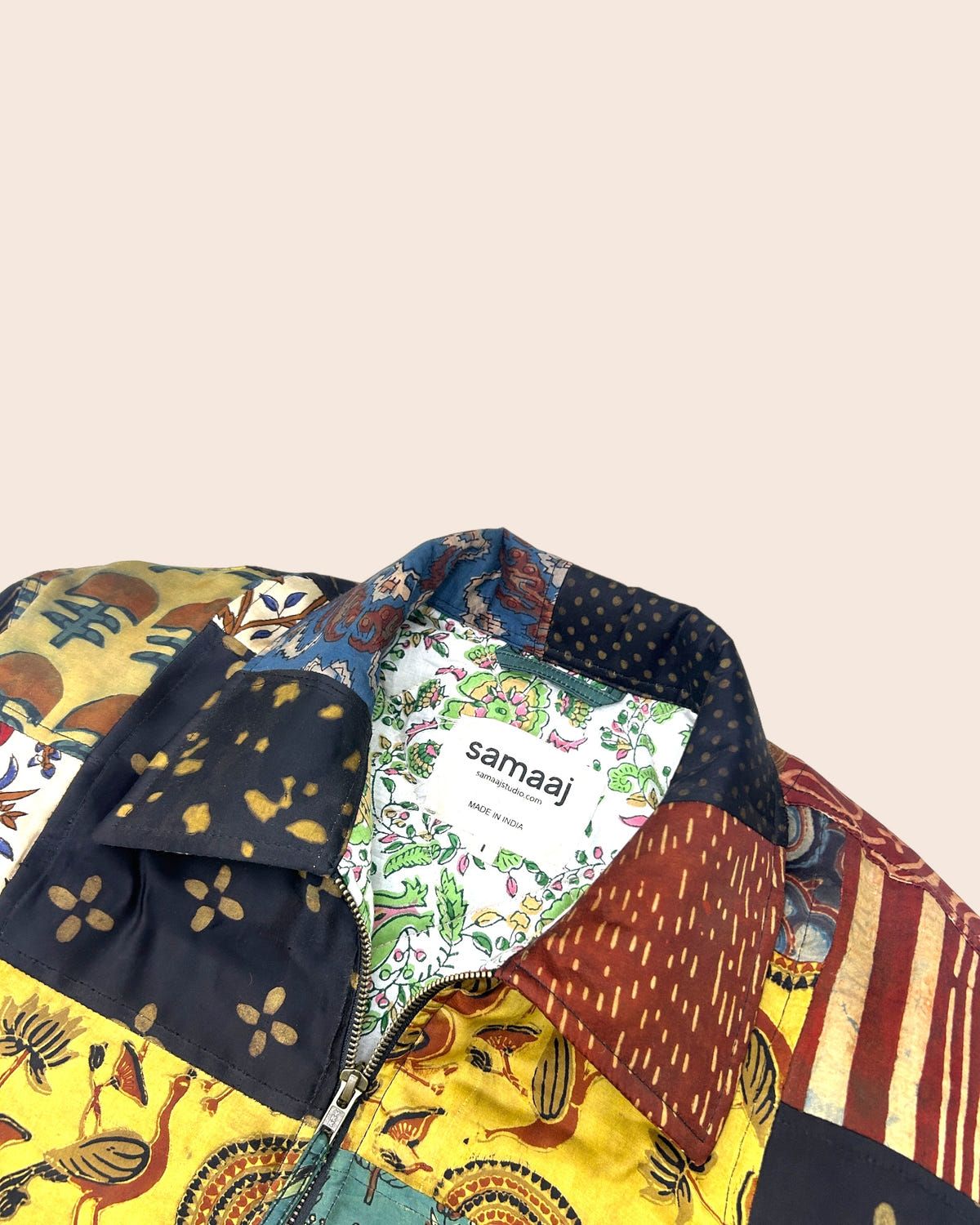 Upcycled Silk Jacket - image 2