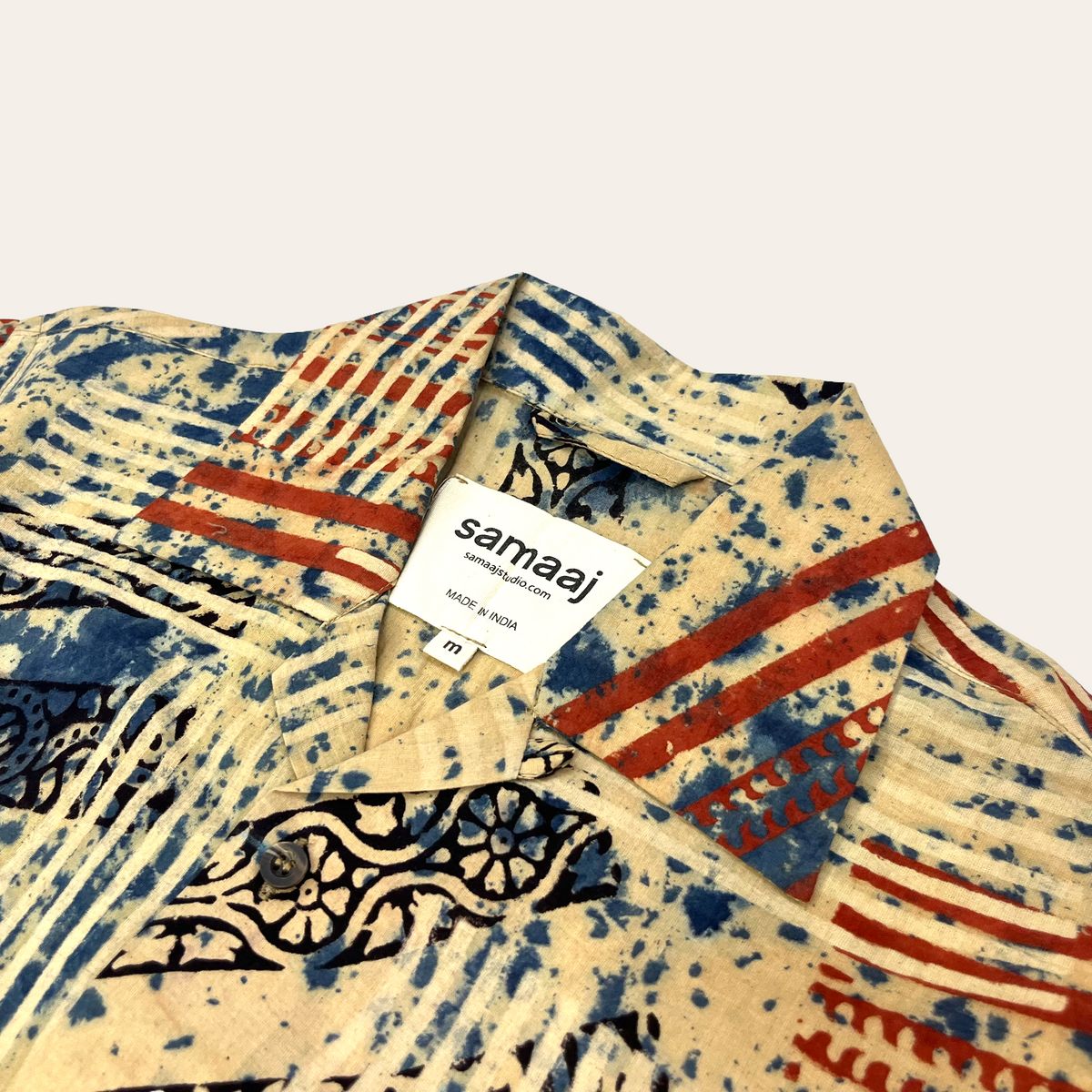 Block Print Ajrakh Shirt 06 - image 4