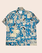 Kalamkari Hand Paint Shirt 19 view 1
