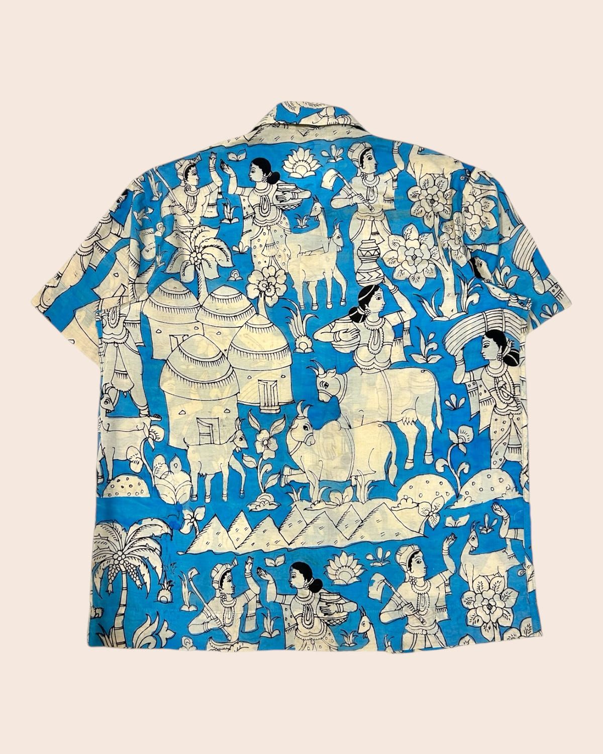Kalamkari Hand Paint Shirt 19 - image 3