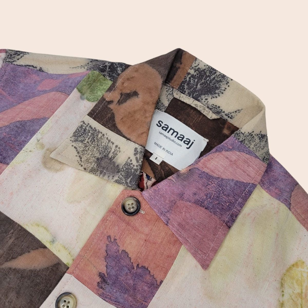 Patchwork Eco Print Jacket 02 - image 2