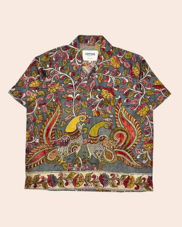 Samaaj Studio — Kalamkari Hand Paint Shirt 20