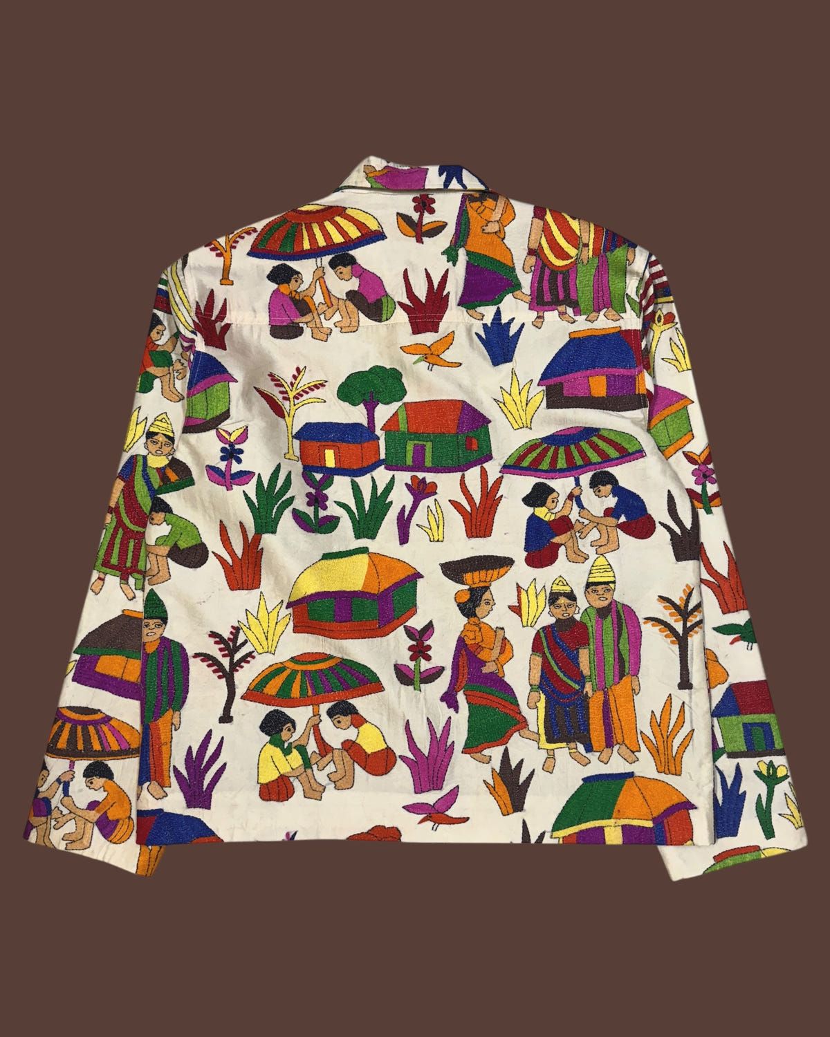 Kantha Hand Embroidered Jacket 02 - image 3
