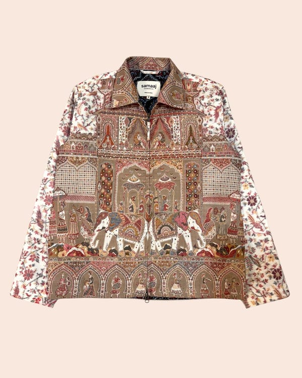 Samaaj Studio — Pashmina Wool Jacket Beige
