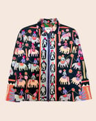 Multicolour Applique Jacket 02 view 1