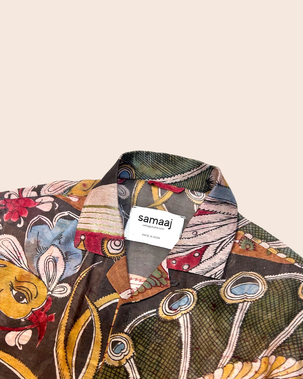Kalamkari Hand Paint Shirt 13 - image 2