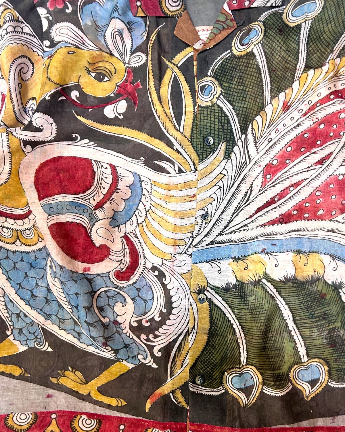Kalamkari Hand Paint Shirt 13 - image 3