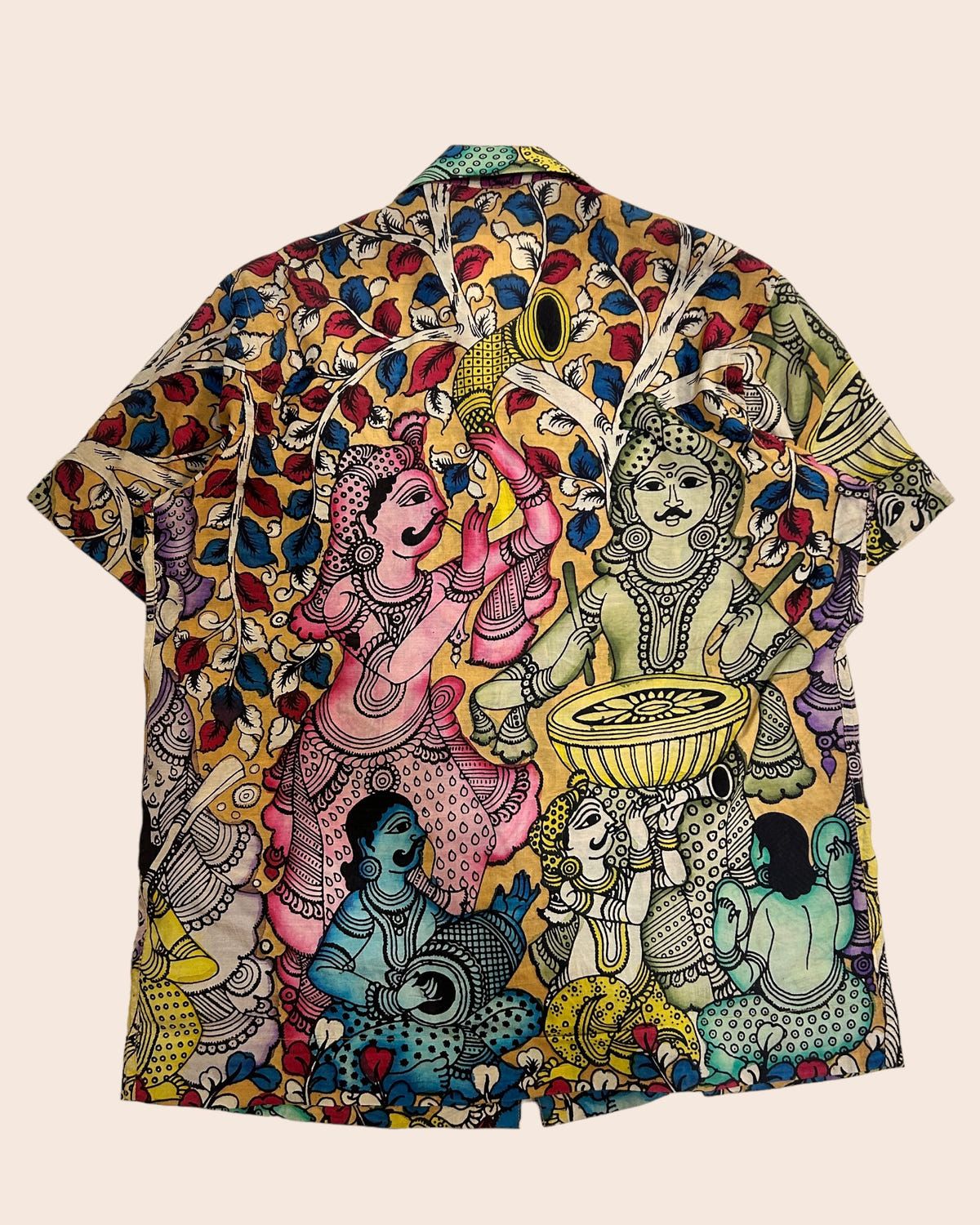 Kalamkari Hand Paint Shirt 07 - image 3