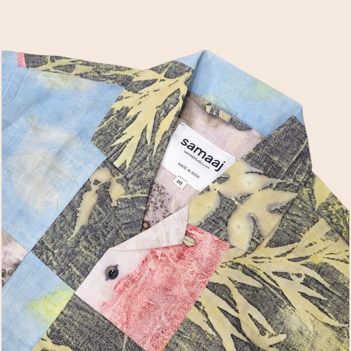Patchwork Eco Print Shirt - image 2