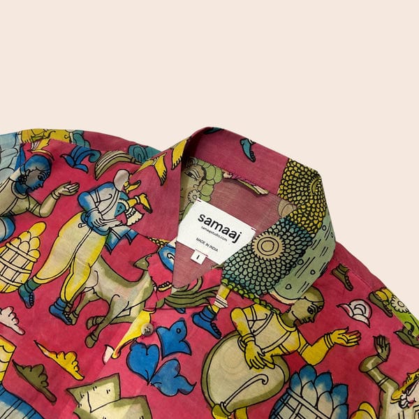 Samaaj Studio — Kalamkari Hand Paint Shirt 11