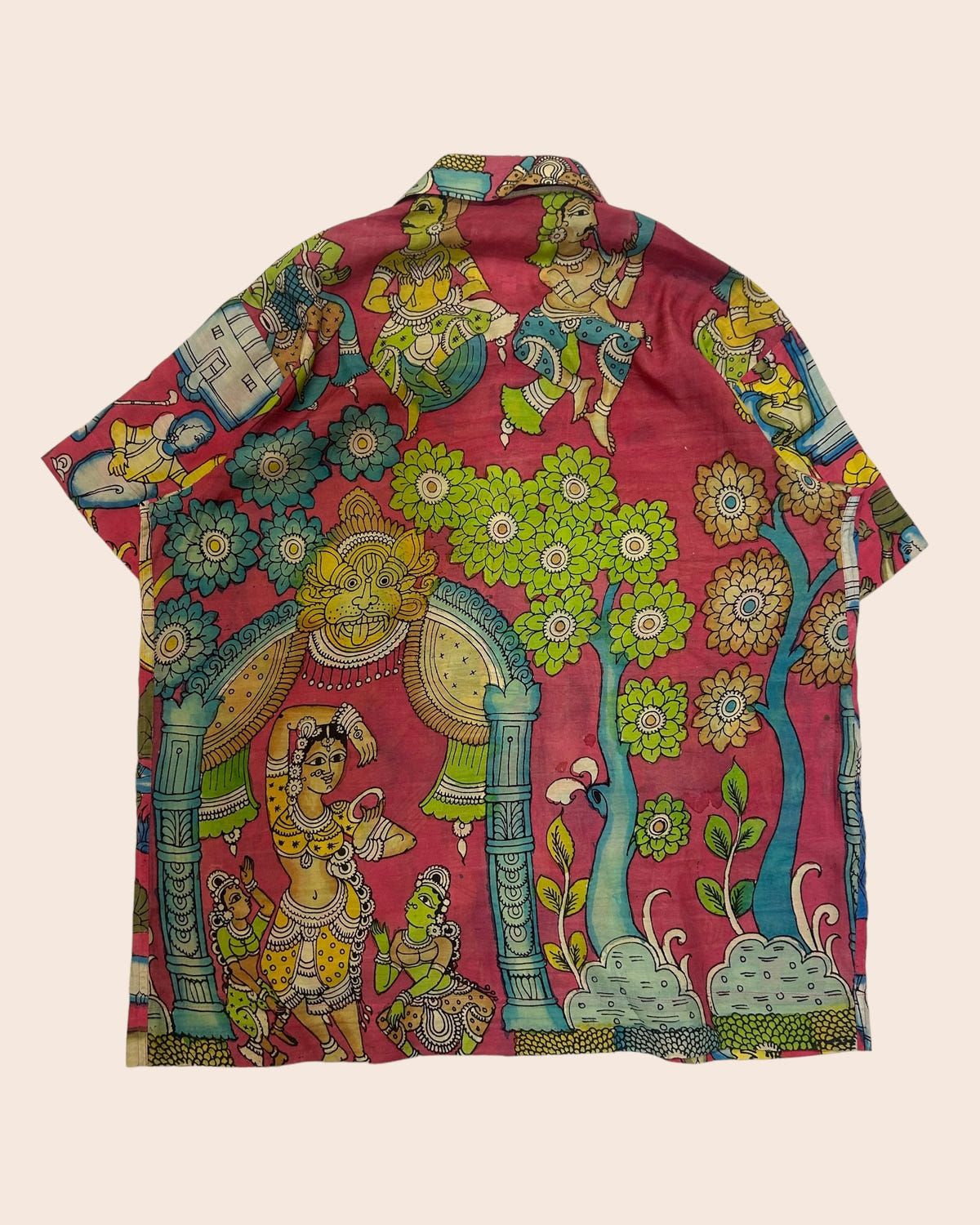 Kalamkari Hand Paint Shirt 11 - image 3