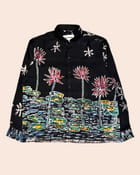 Silk Batik Hand Paint Shirt 05 view 1