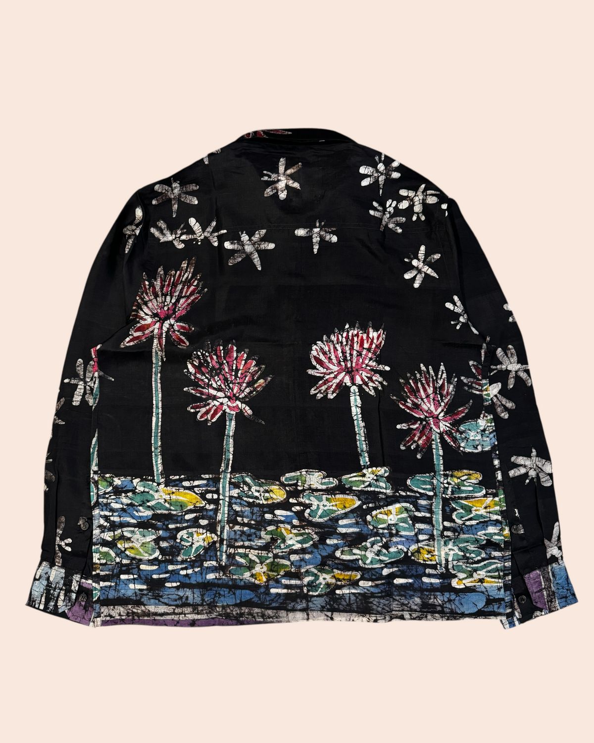 Silk Batik Hand Paint Shirt 05 - image 3