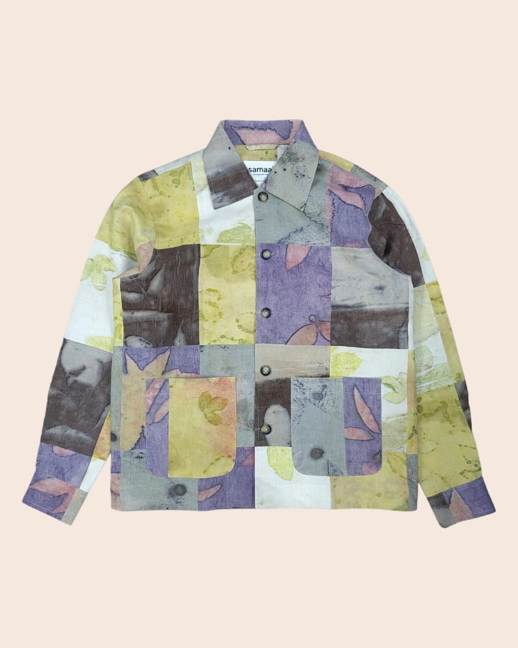 Patchwork Eco Print Jacket 01 - image 1