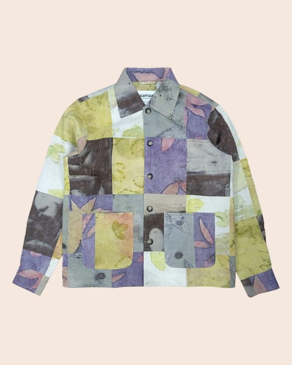 Samaaj Studio — Patchwork Eco Print Jacket 01