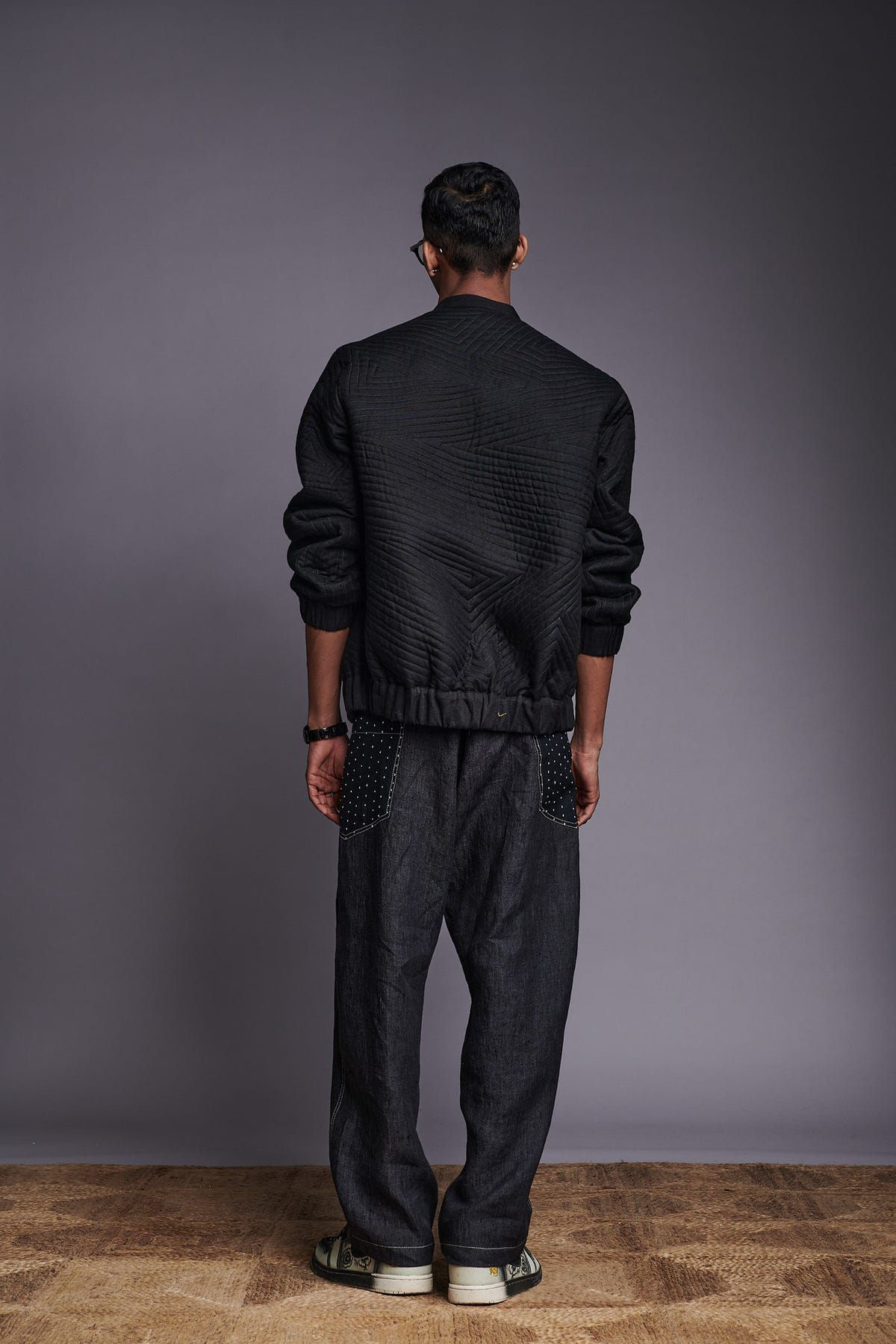 Kohl Co-Linen Unisex Quilted Bomber Jacket - image 6