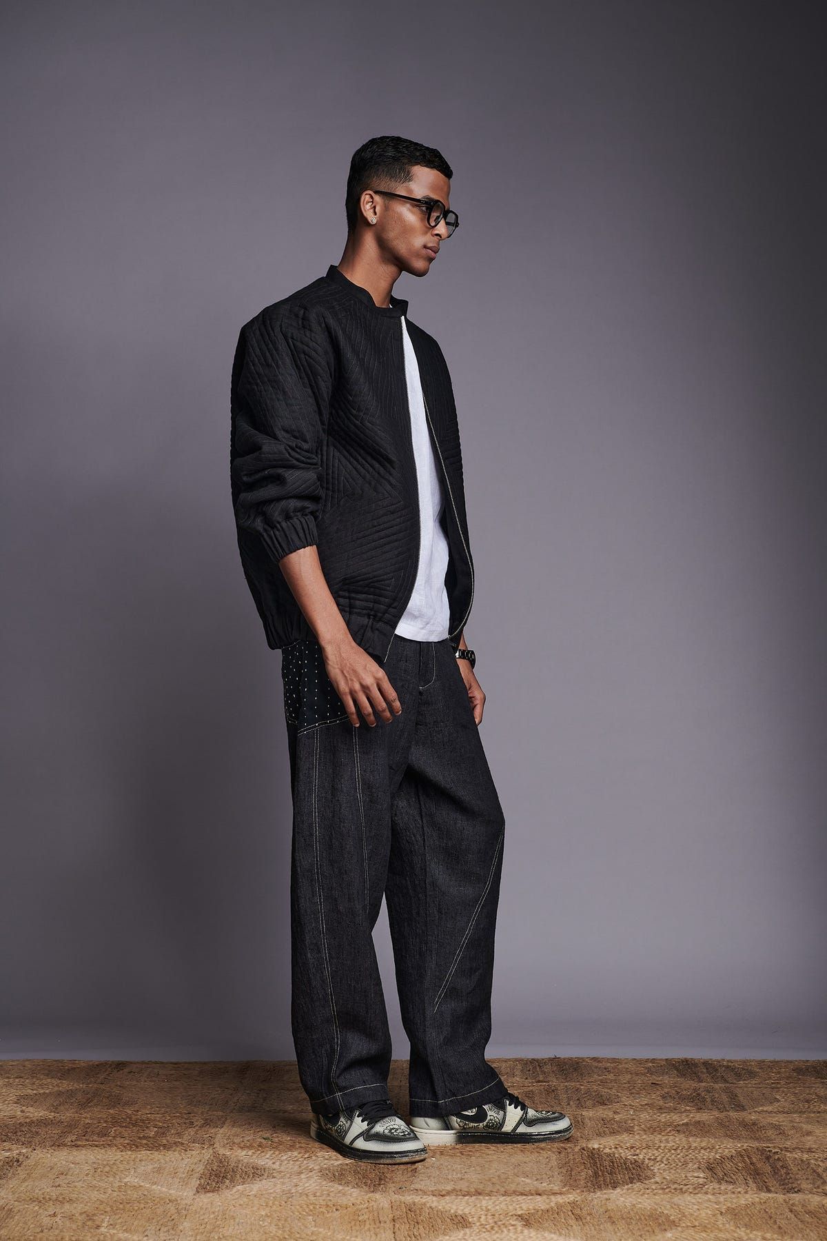 Kohl Co-Linen Unisex Quilted Bomber Jacket - image 10