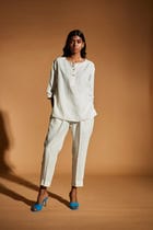 Taj Co-Linen Short Kurta Set view 1