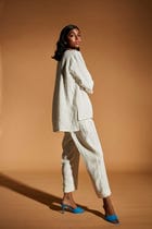 Taj Co-Linen Short Kurta Set view 3