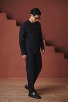 Kohl Co-Linen Men's Round Neck Jacket Set view 4