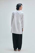 Taj Co-Linen Men's Angrakha Kurta Set view 3