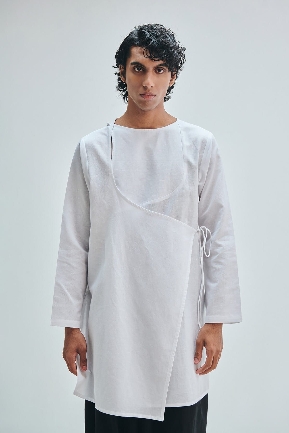 Taj Co-Linen Men's Angrakha Kurta Set - image 4