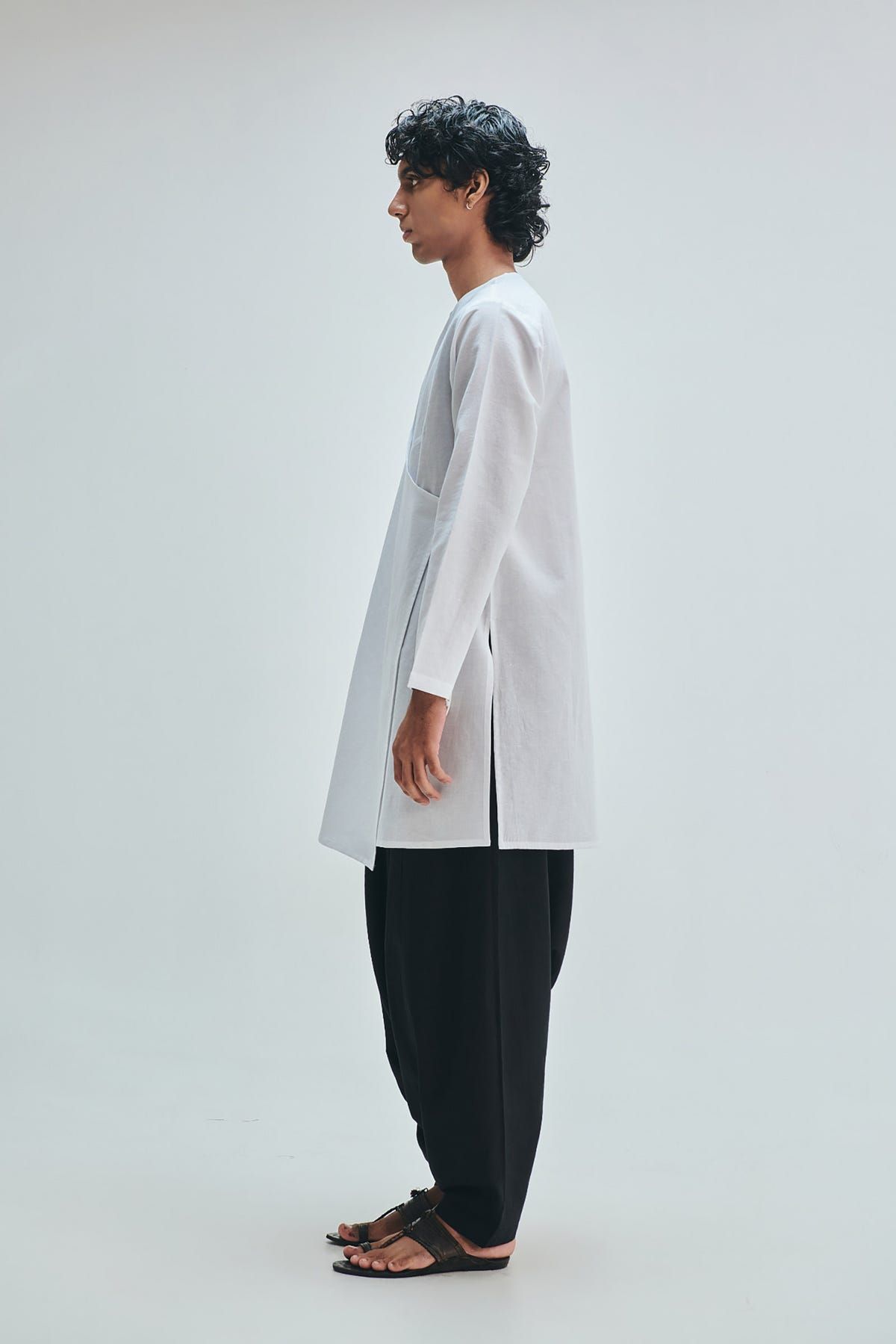 Taj Co-Linen Men's Angrakha Kurta Set - image 7