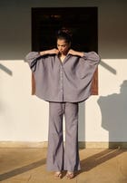 Dusk Co-Linen Dolman Shirt view 8