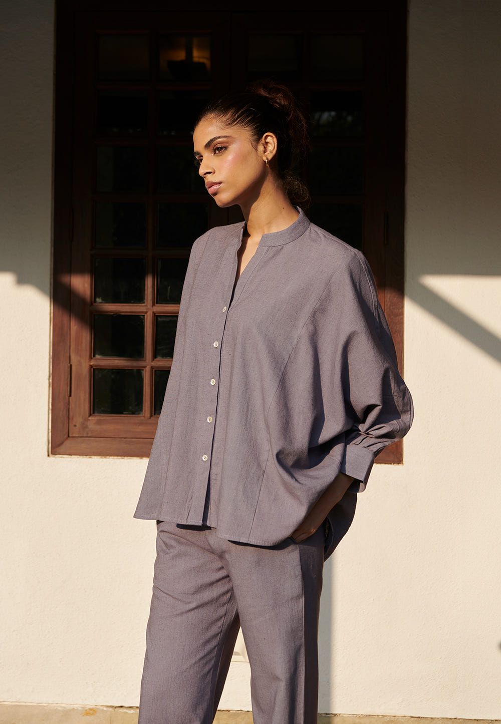 Dusk Co-Linen Dolman Shirt - image 10